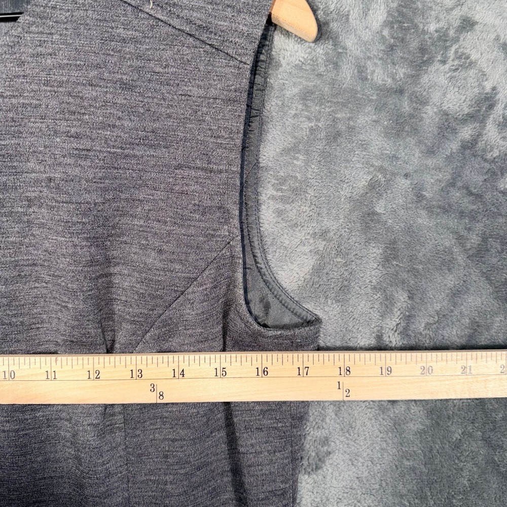 Escada Womens Sheath Dress Size 12 Gray Wool Cashmere Career Business‎ Work - Picture 4 of 6